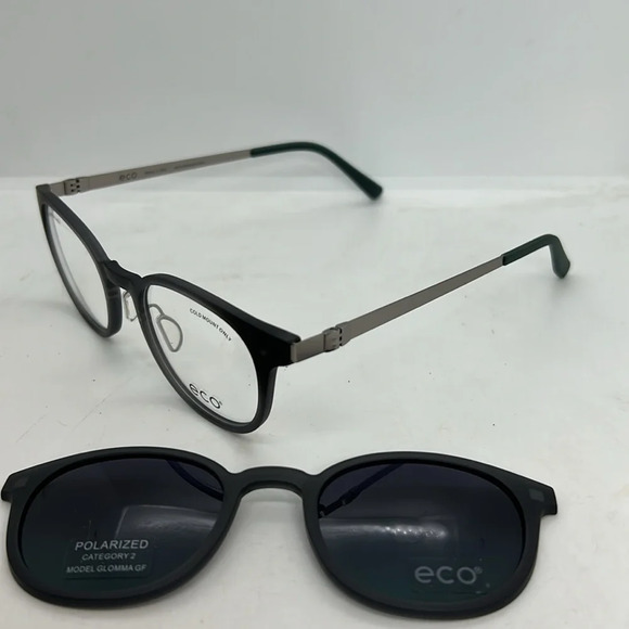 Eco GLOMMA GF UNISEX Eyeglasses & Magnet Sunglasses MGY Matte Gray NWT - Picture 4 of 8